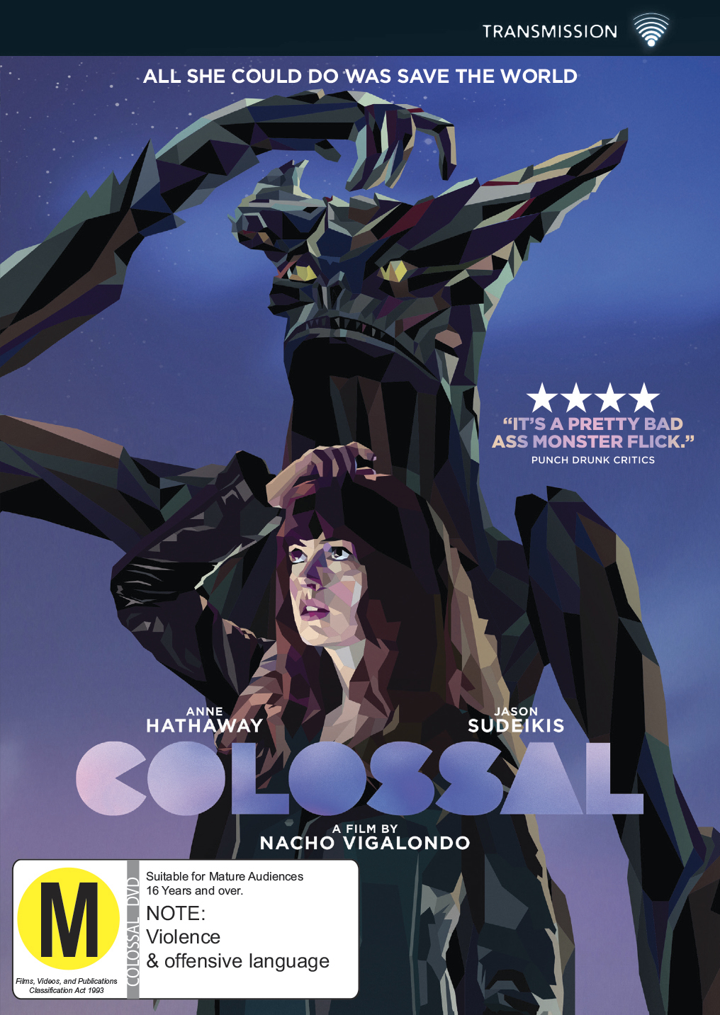 Colossal on DVD image