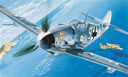 Italeri Messerschmitt BF-109 G6 1:72 Model Kit image