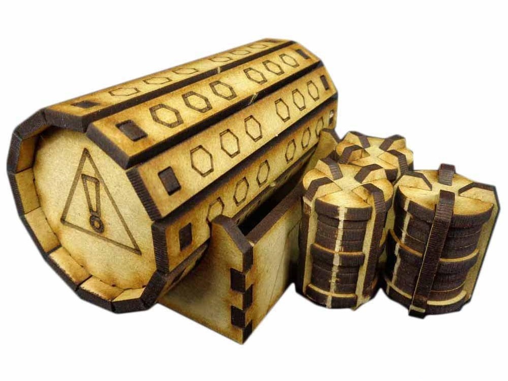 TTCombat: Tabletop Scenics - Drum Barrels image