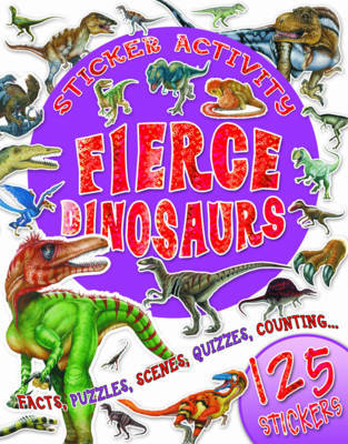 Sticker Activity Fierce Dinosaurs image