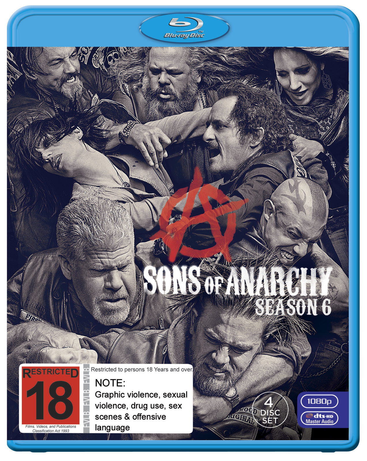 Sons Of Anarchy Season 6 Bluray Buy Now at Mighty Ape NZ