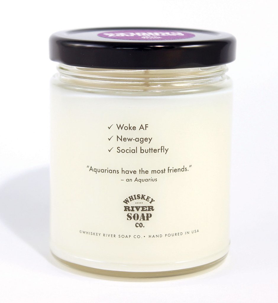 Whiskey River Co: Astrology Candle - Aquarius image