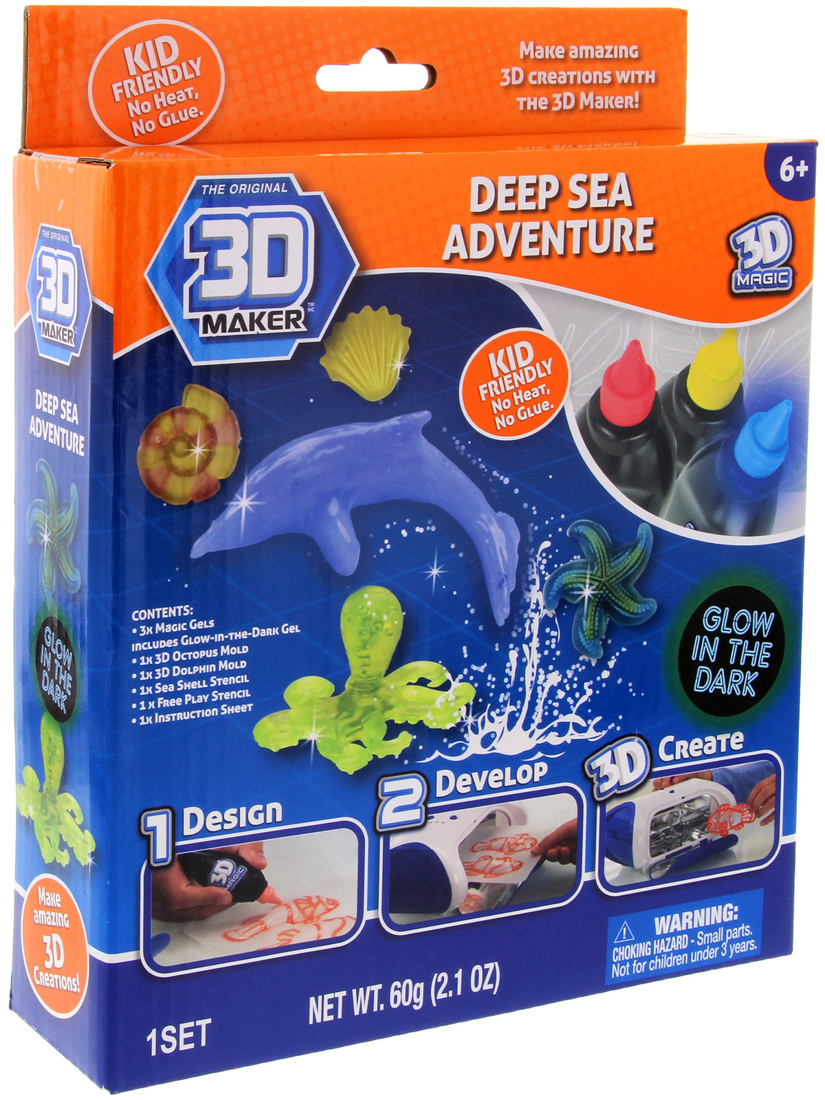 3D Magic: Glow in the Dark Set - Deep Sea Adventure