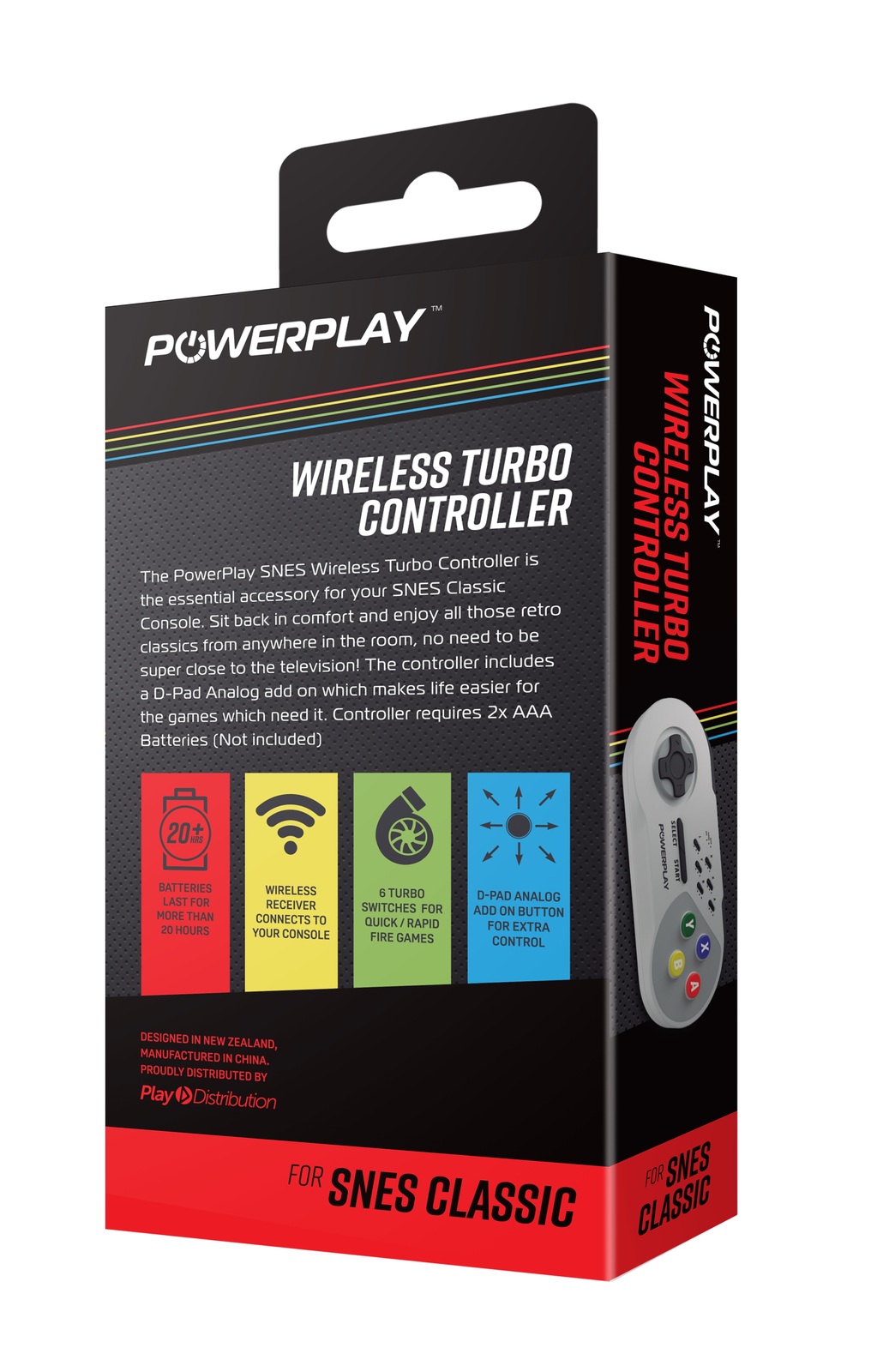 PowerPlay SNES Wireless Turbo Controller for image