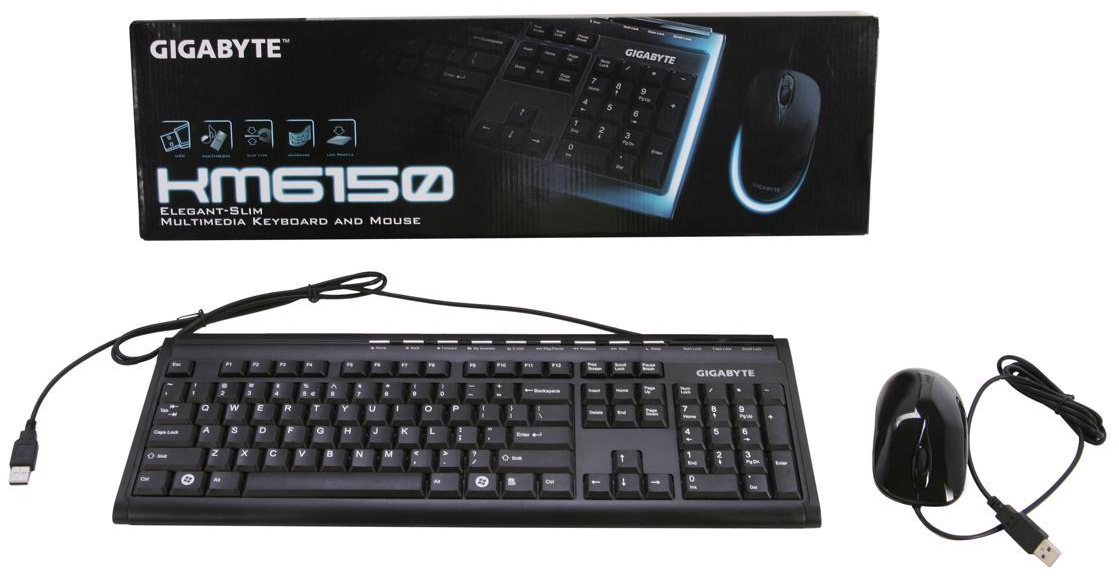 GIGABYTE Multimedia USB Keyboard and Mouse Combo at Mighty Ape Australia