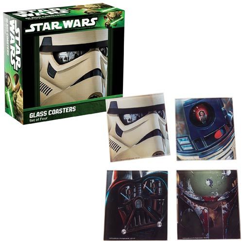 Star Wars - Glass Coasters Set of 4