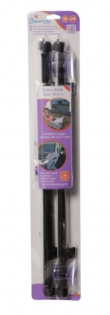 Dream Baby Extra Wide Car Window Shade (2 Pack) image