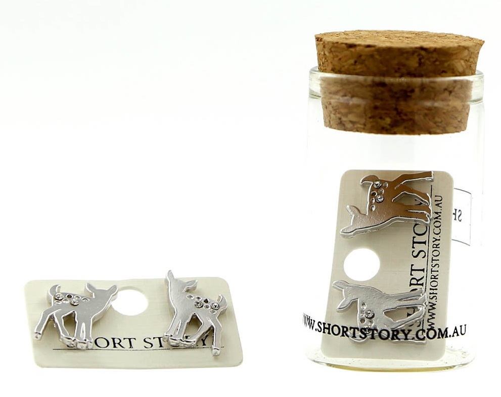 Short Story: Funky Earrings - Silver Bambi image