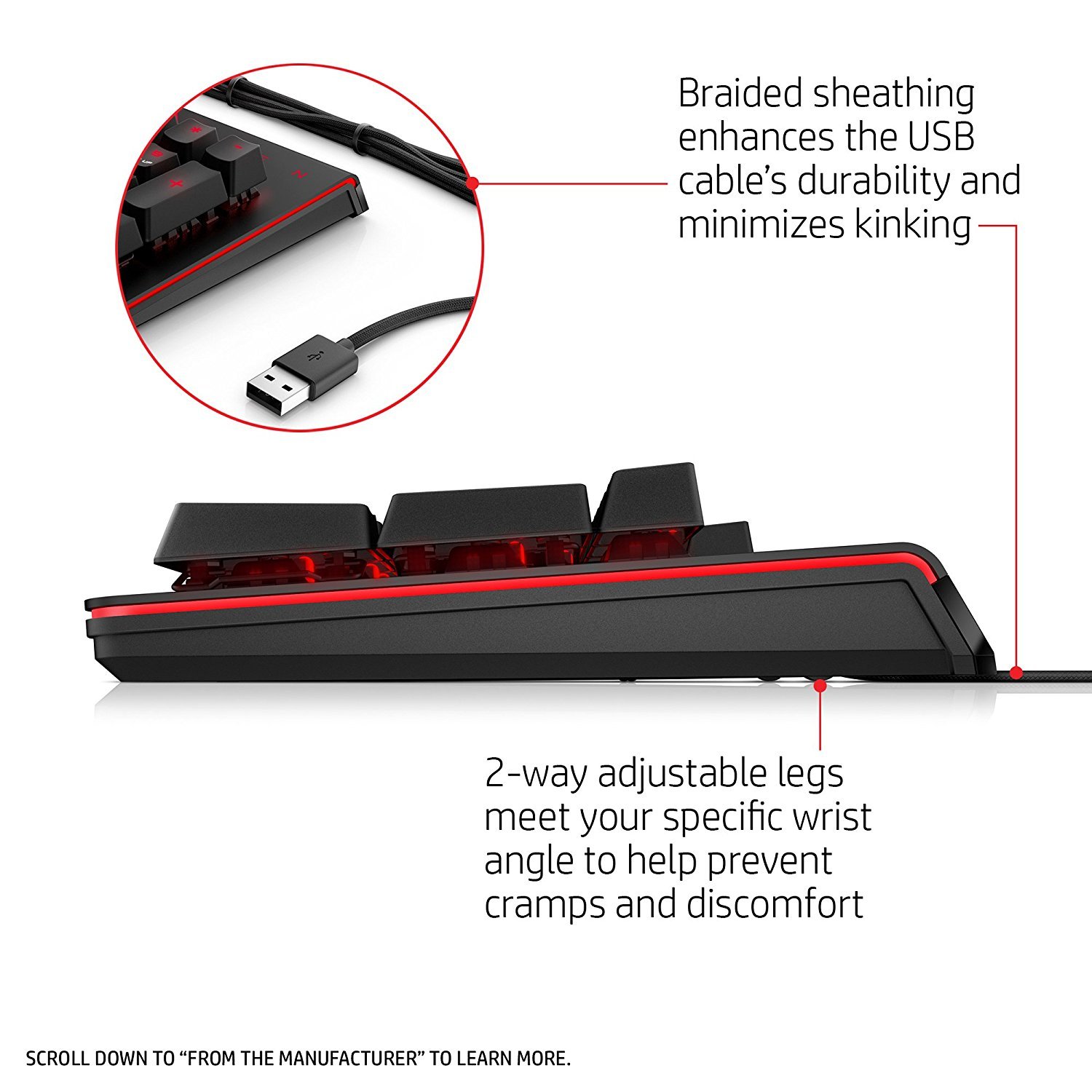 OMEN 1100 Gaming Keyboard for PC image