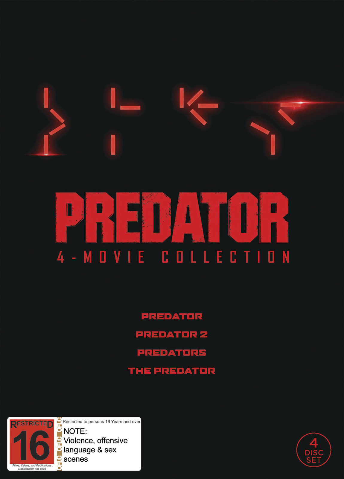 Predator 1-4 Boxset on DVD image
