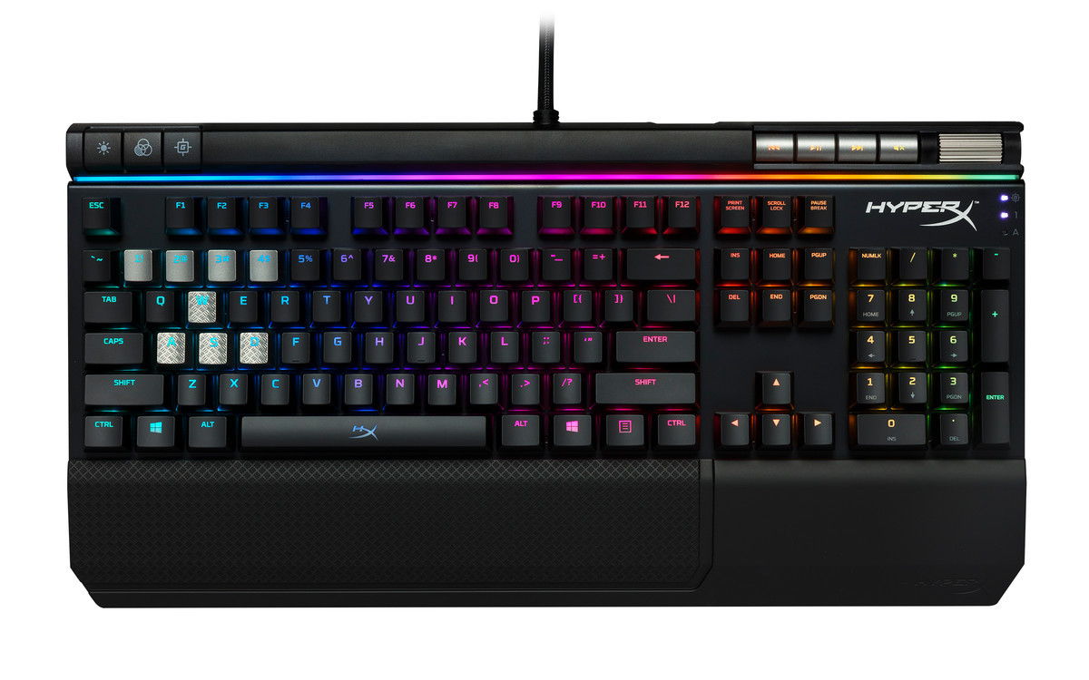HyperX Alloy Elite RGB Mechanical Gaming Keyboard (Cherry MX Brown) for PC image