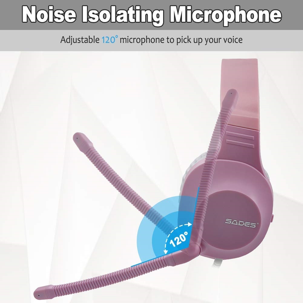 SADES Spirits Universal Gaming Headset (Pink) for image