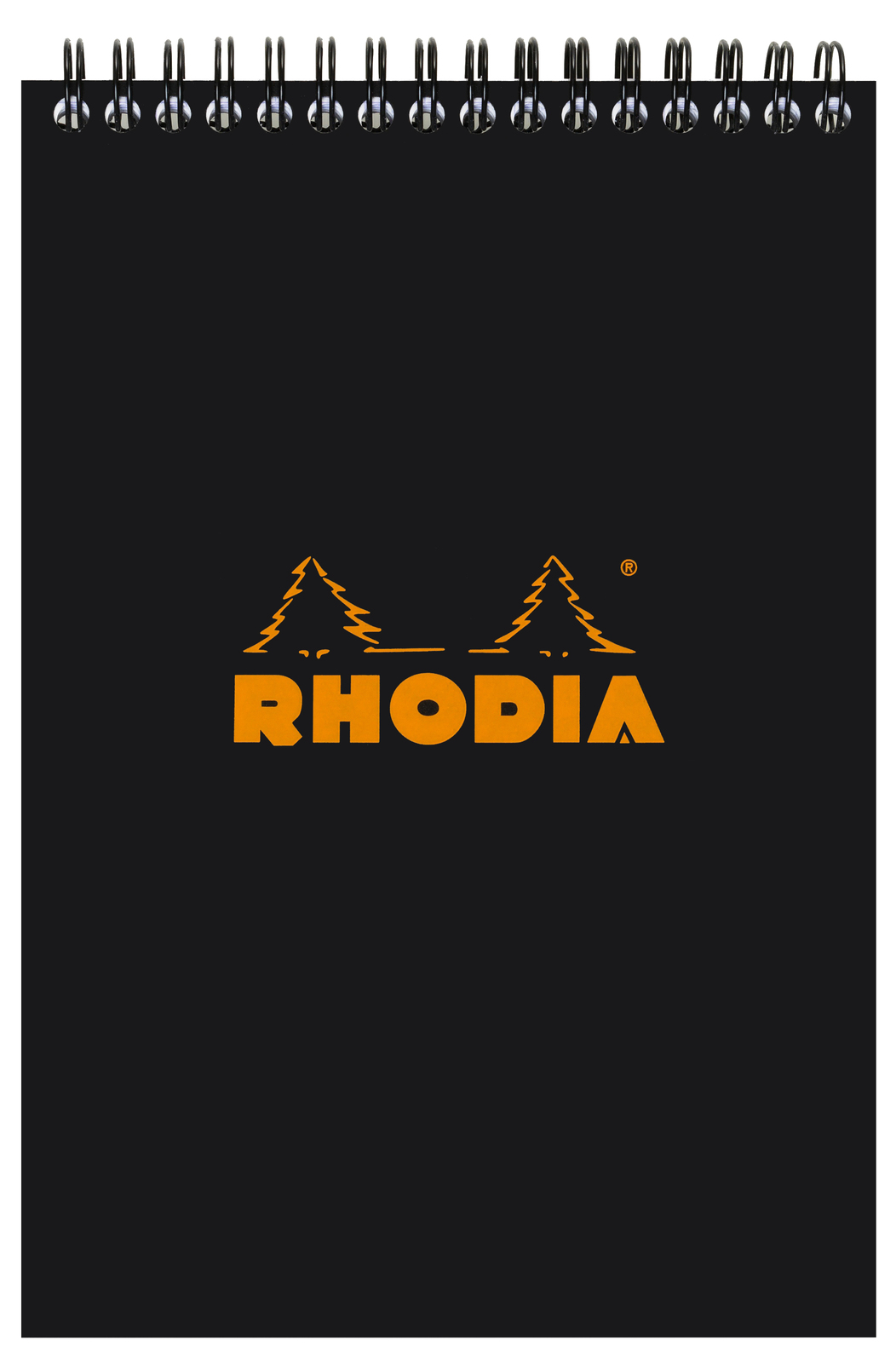 Rhodia Classic A5 Black Wireb Pad - Dot Grid image