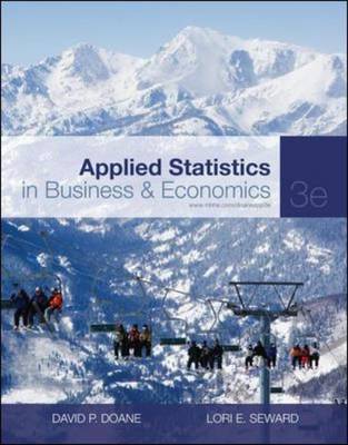 Applied Statistics in Business and Economics by David P Doane image