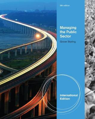 Managing the Public Sector, International Edition by Grover Starling image