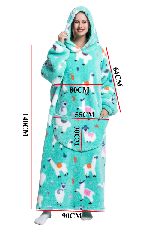 Printed Wearable Couch Blanket Extra Long Avocado at Mighty Ape NZ