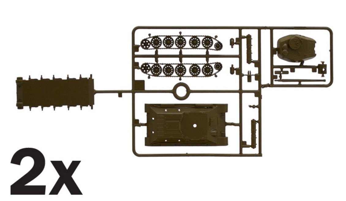 1/72 T-34/85 Russian Tank - Fast Assembly Kit image