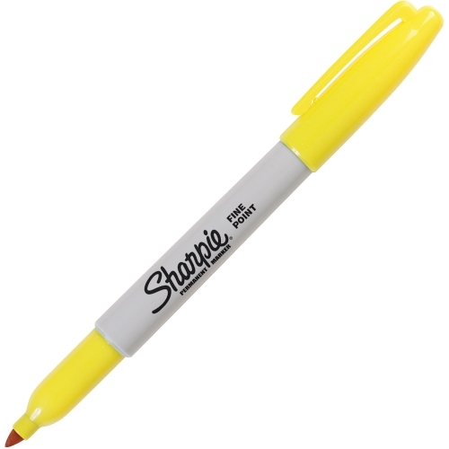 Buy Sharpie Permanent Marker Yellow at Mighty Ape Australia
