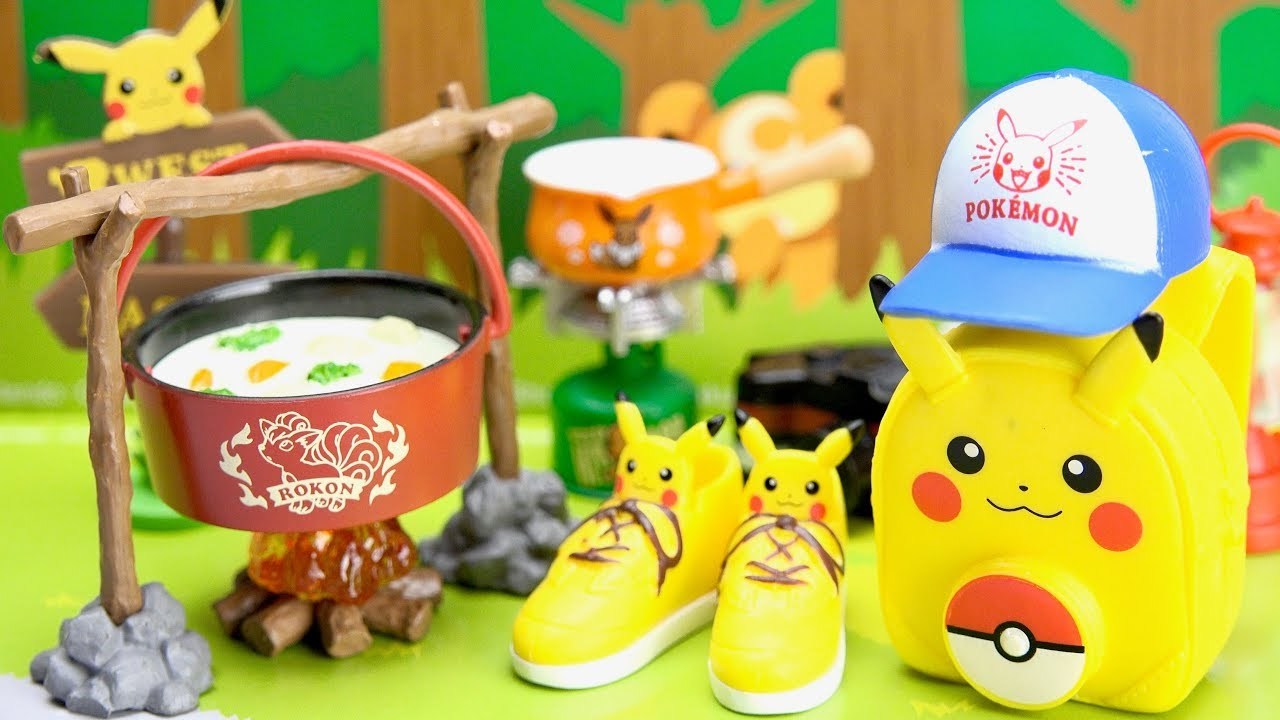 Pokemon Camping Collection Mini Figure at Mighty Ape Australia