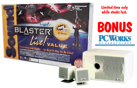Sound Blaster Live! Value & 2Pt Speakers Sound Blaster Live! Value & 2Pt Speakers