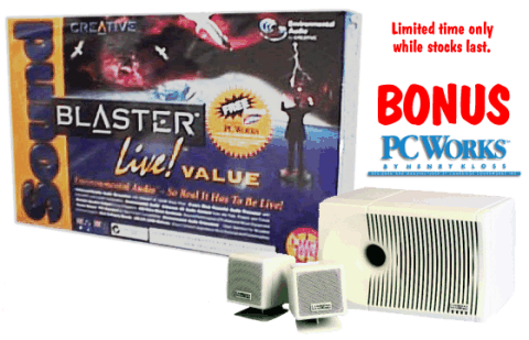 Sound Blaster Live! Value & 2Pt Speakers