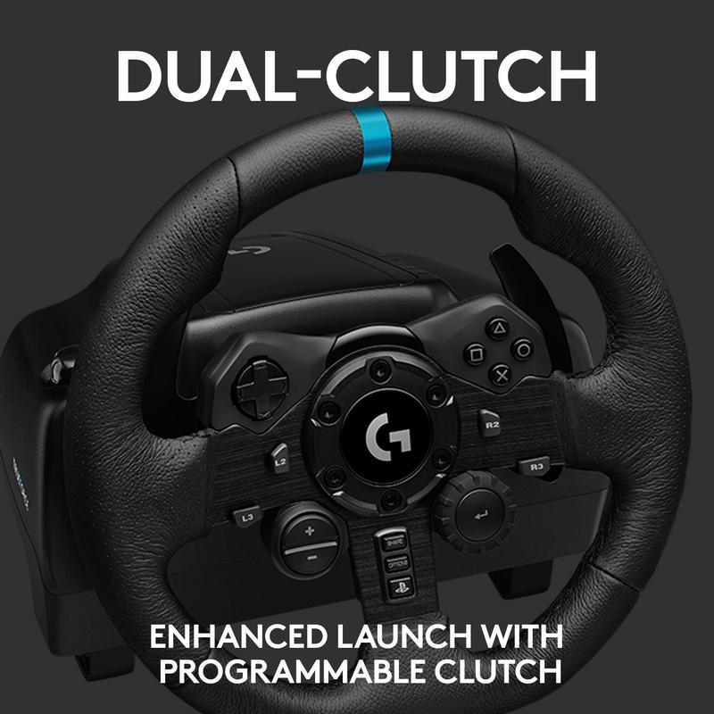 Logitech G923 Trueforce Racing Wheel (PlayStation & PC) for PS4 image