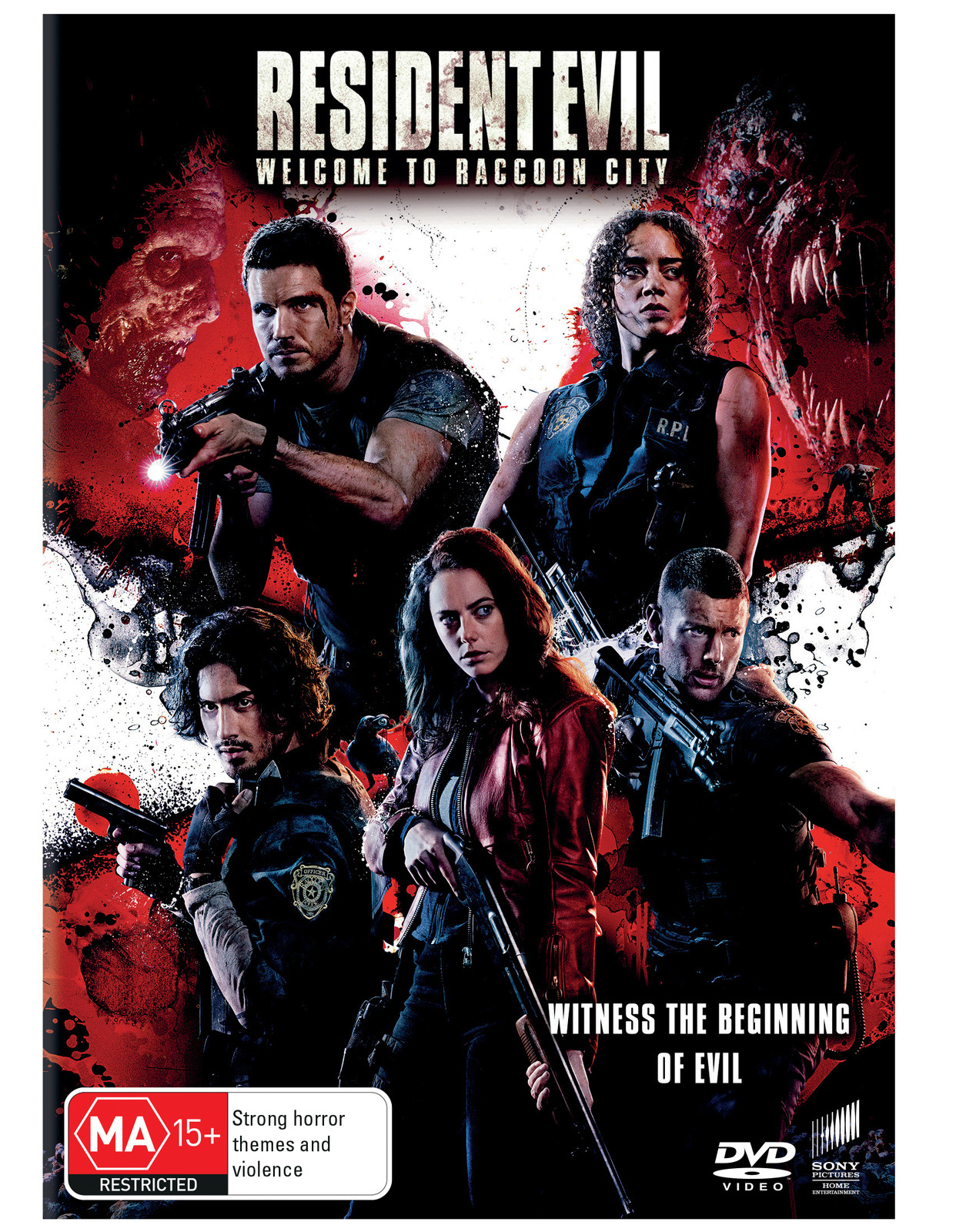 Resident Evil: Welcome To Raccoon City on DVD