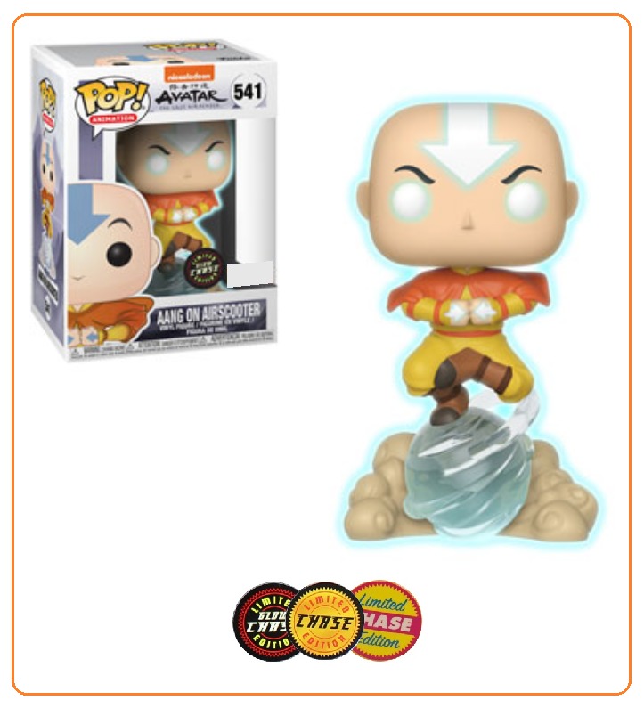 Avatar - Aang (on Air-Scooter) Pop! Vinyl Figure (with a chance for a Chase version!) image