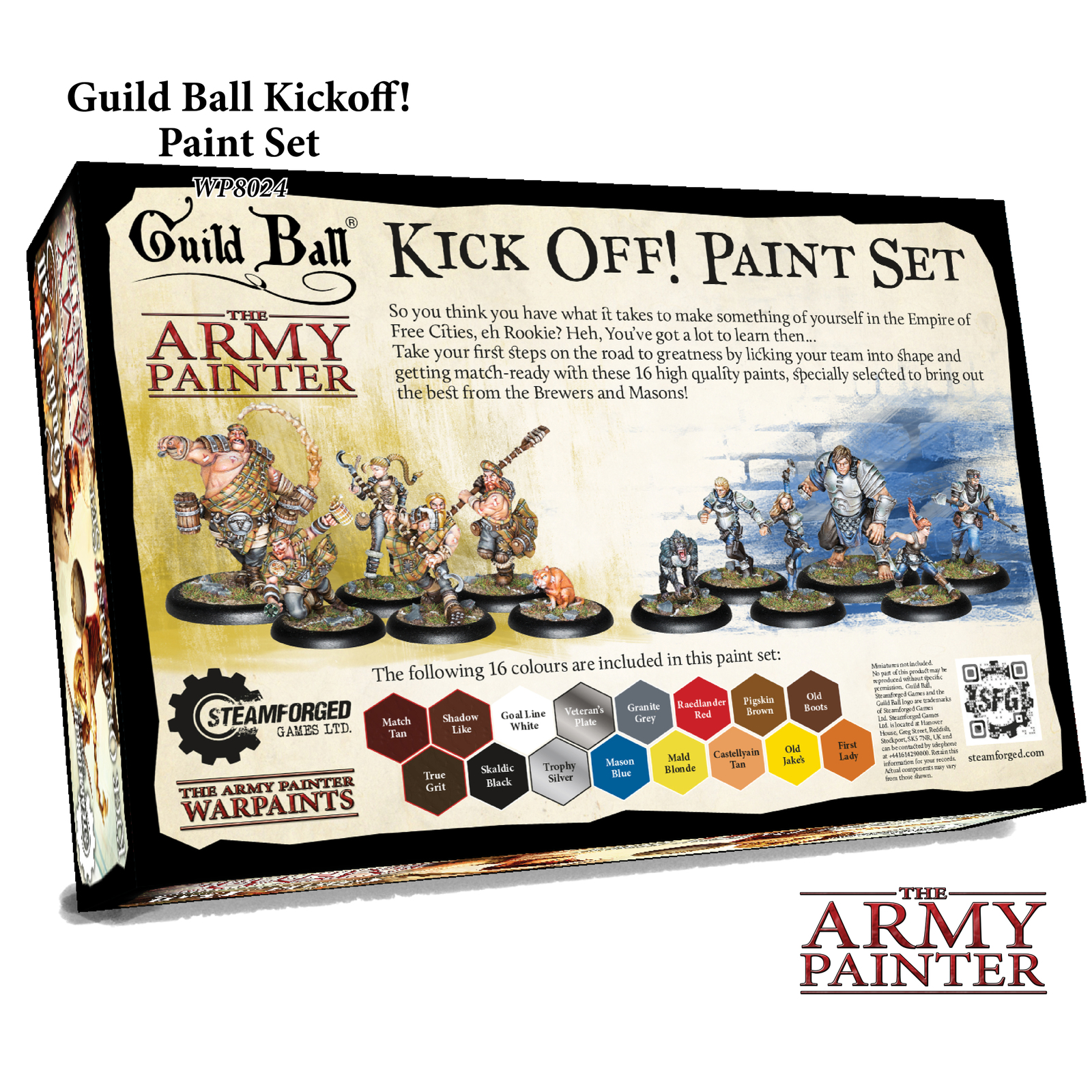 Army Painter Guild Ball: Kick Off! Paint Set