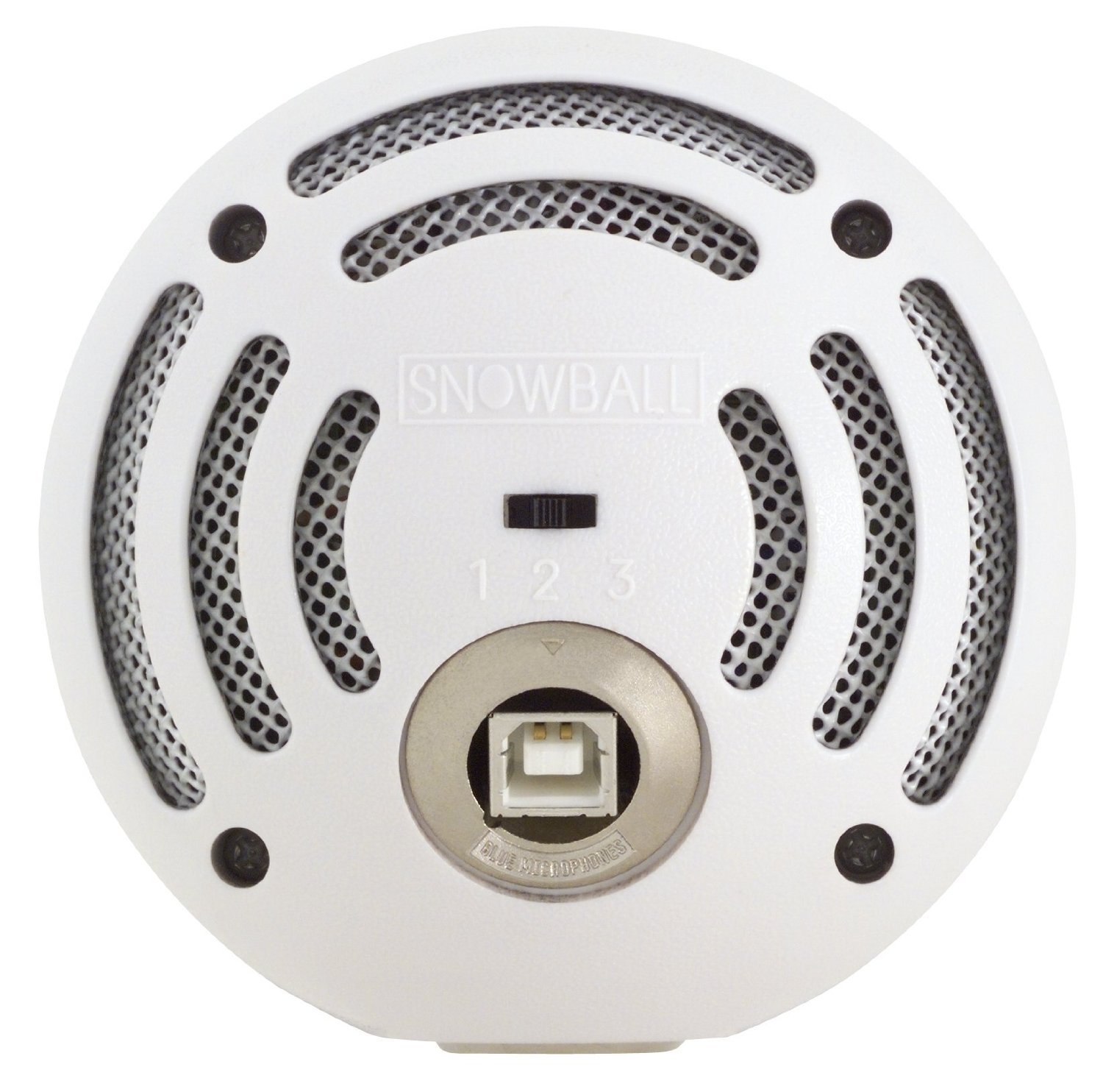 Blue Microphones Snowball USB Microphone (Textured White) for image