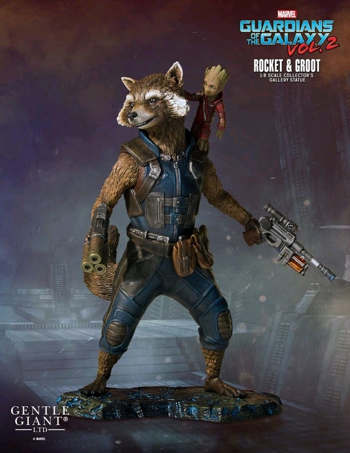 1/8 Rocket & Groot - Collector's Gallery Statue image