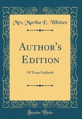 Author's Edition by Mrs Martha E Whitten image