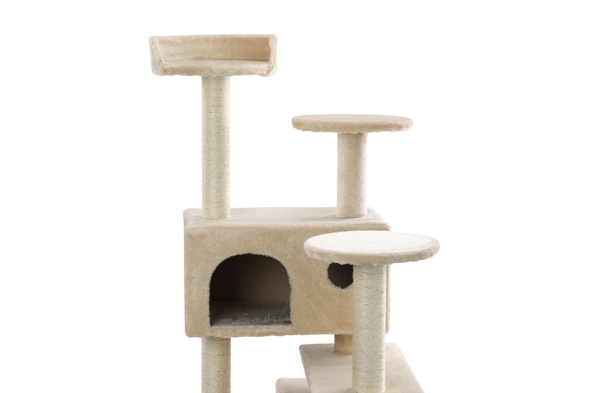 Buy Pawever Pets Cat Scratching Post Tree (134cm) at Mighty Ape NZ