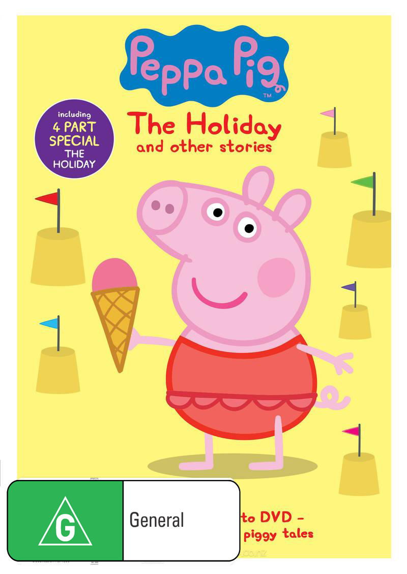 Peppa Pig: The Holiday on DVD image