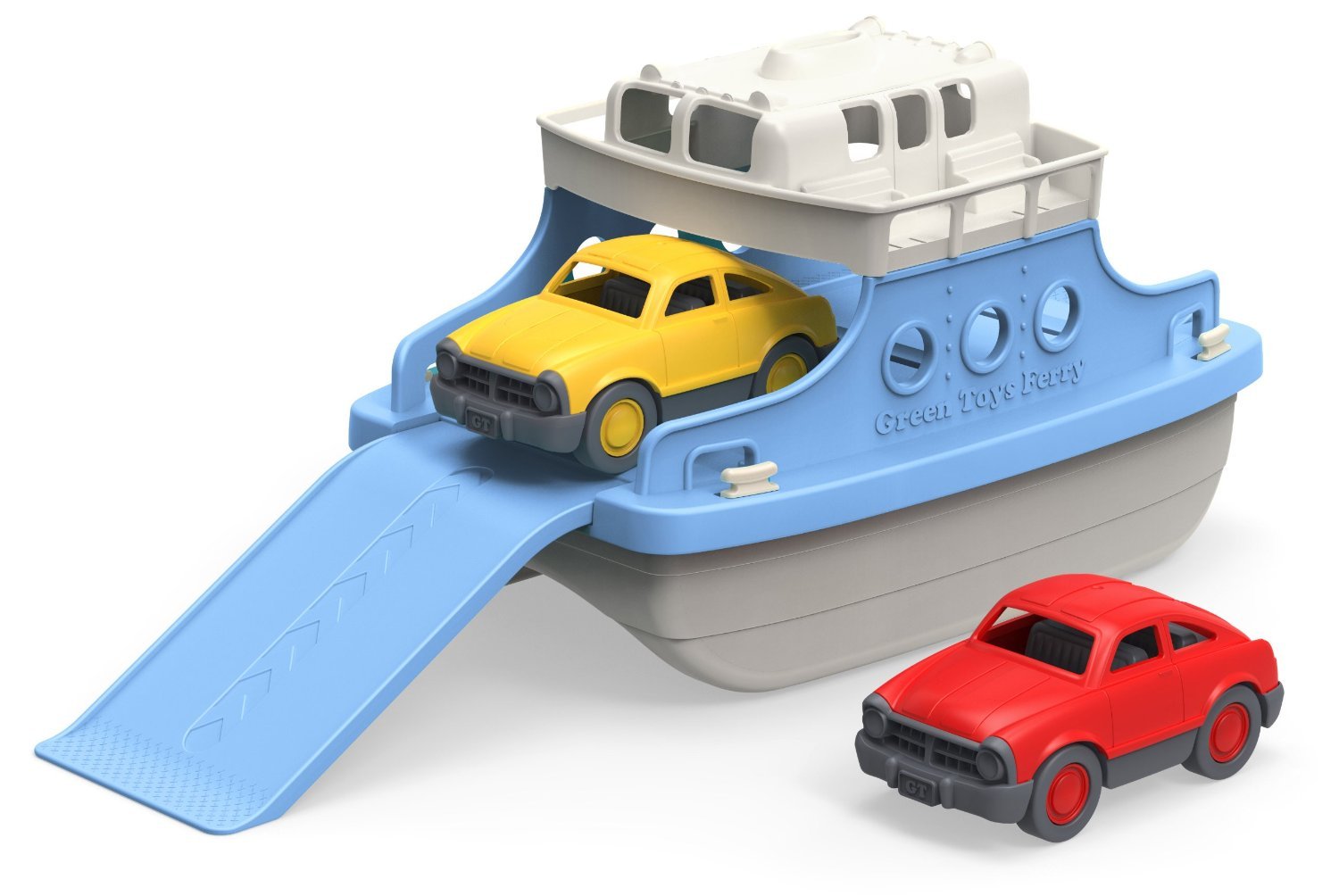 Green Toys Ferry Boat with Mini Cars