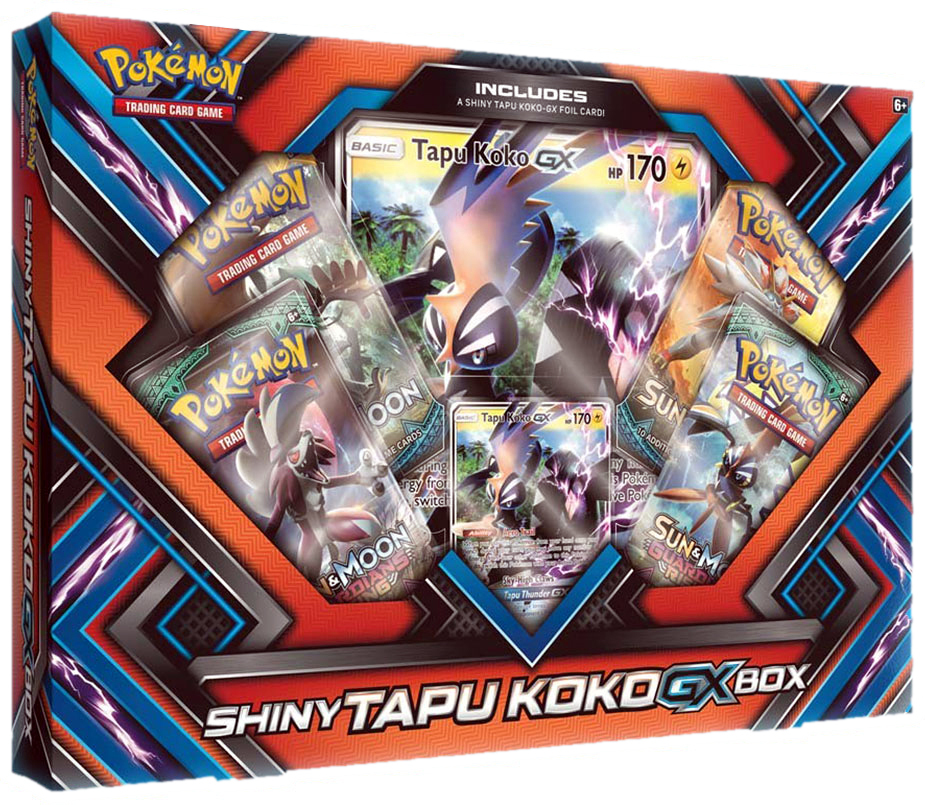 Pokemon TCG Shiny Tapu Koko GX Box