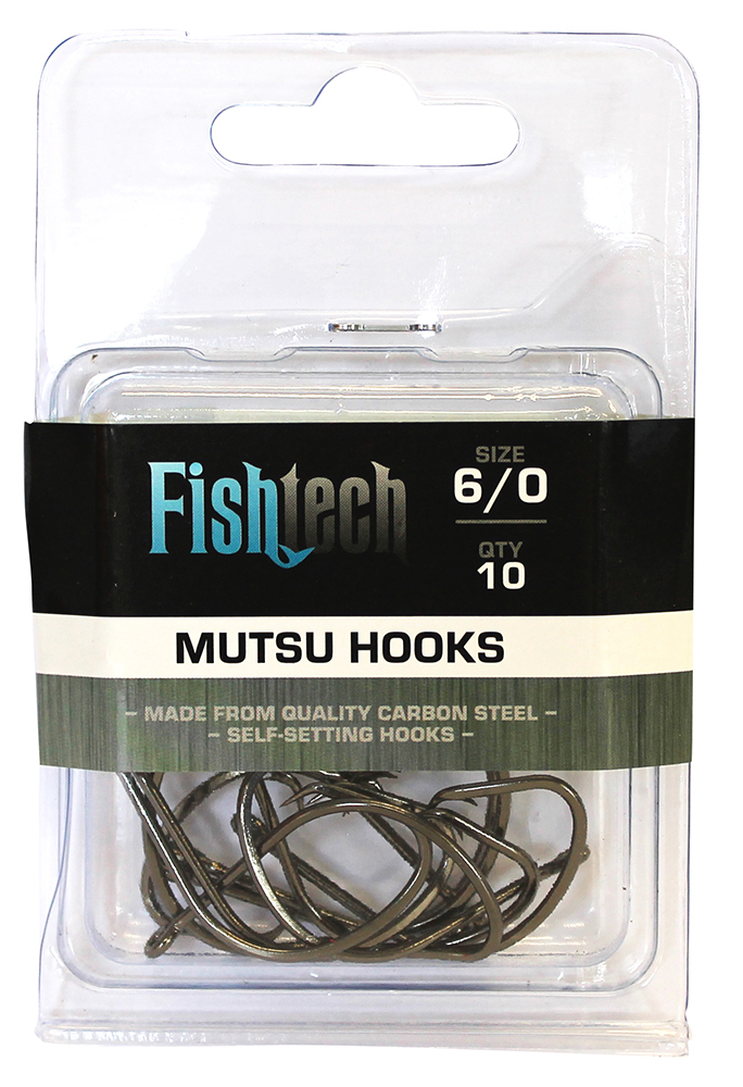 Fishtech Mutsu Hooks 6/0 (10 per pack) image