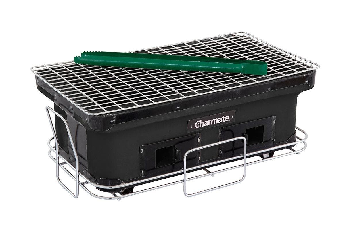 Buy Charmate Ceramic Hibachi Grill with Starter + BONUSES Black
