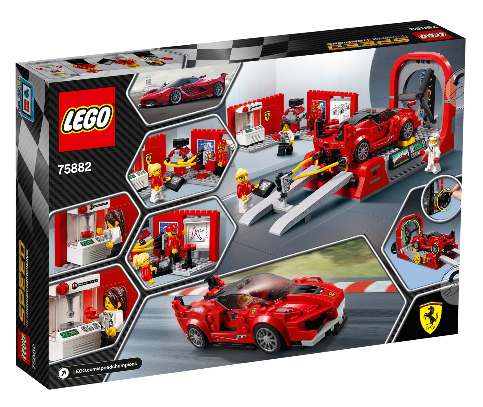 LEGO Speed Champions - Ferrari FXX K & Development Center (75882)