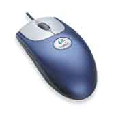 Logitech Optical Wheel Mouse USB/PS2 ME W2000 on PC