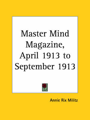 Master Mind Magazine (1913) image