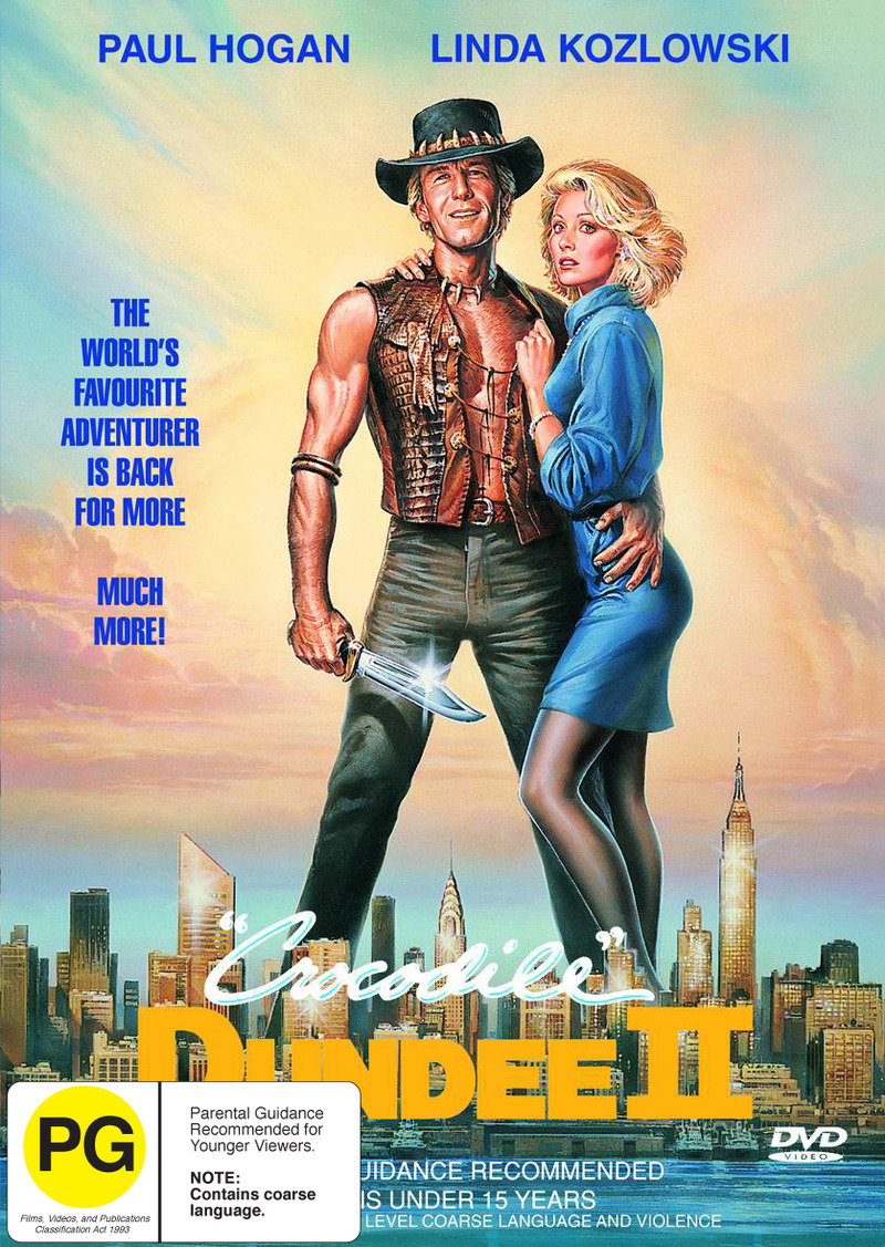 Crocodile Dundee II on DVD image