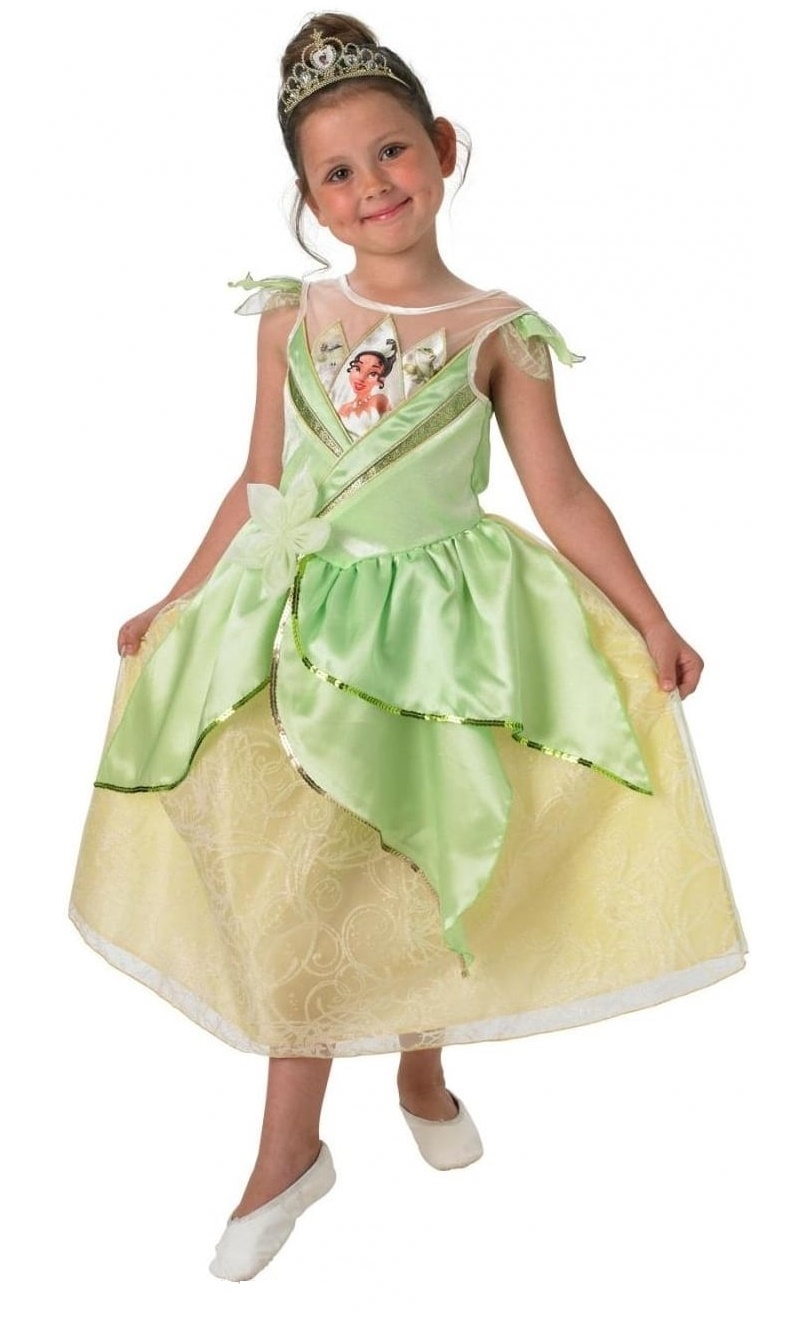 Disney: Kids Princess Tiana Shimmer Dress - (Medium) image