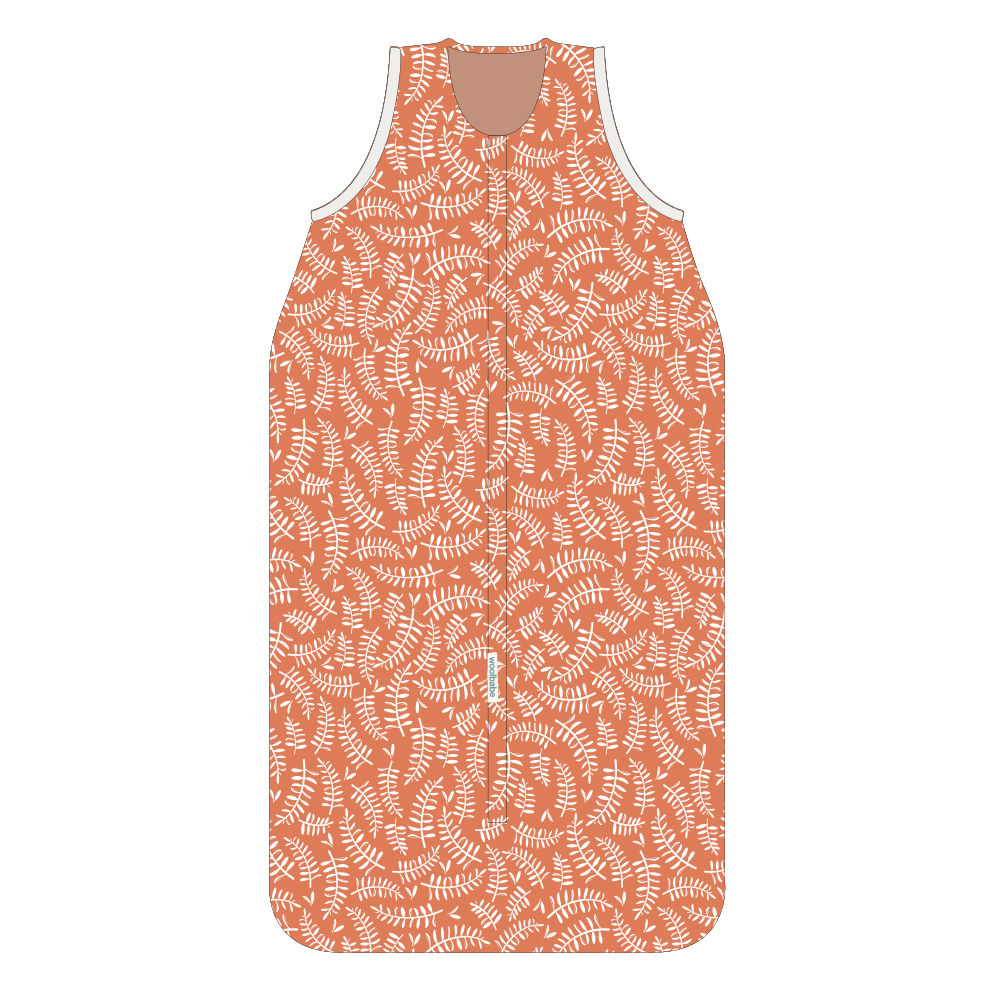 Woolbabe: 3-Seasons Front Zip Woolbabe Ember Leaves - 2- 4 Years image