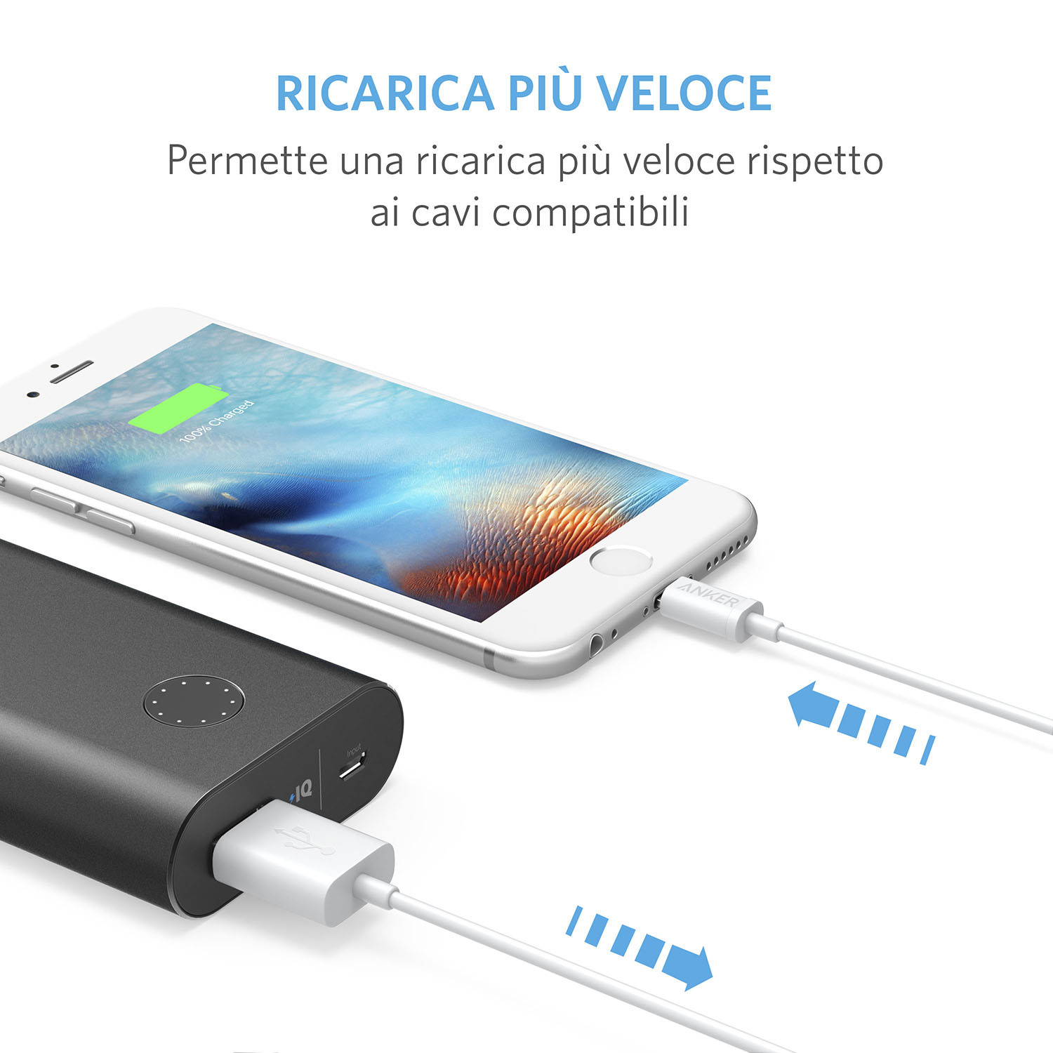 ANKER PowerLine Lightning Cable 5000 bend at Mighty Ape NZ