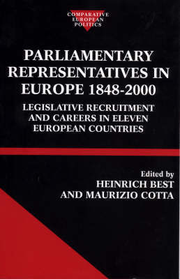 Parliamentary Representatives in Europe 1848-2000 image
