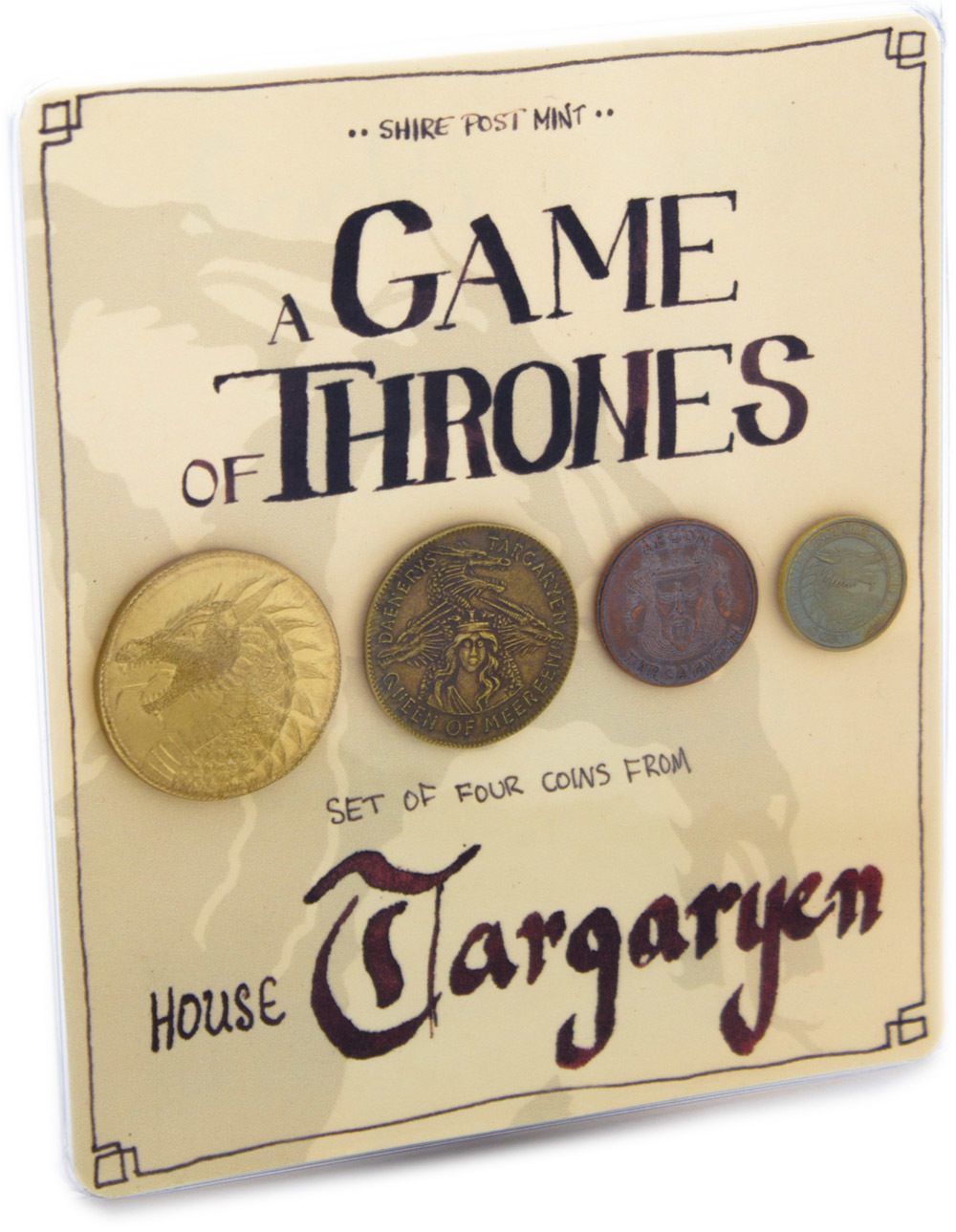 Game of Thrones House Targaryen Coin Collection at Mighty Ape NZ