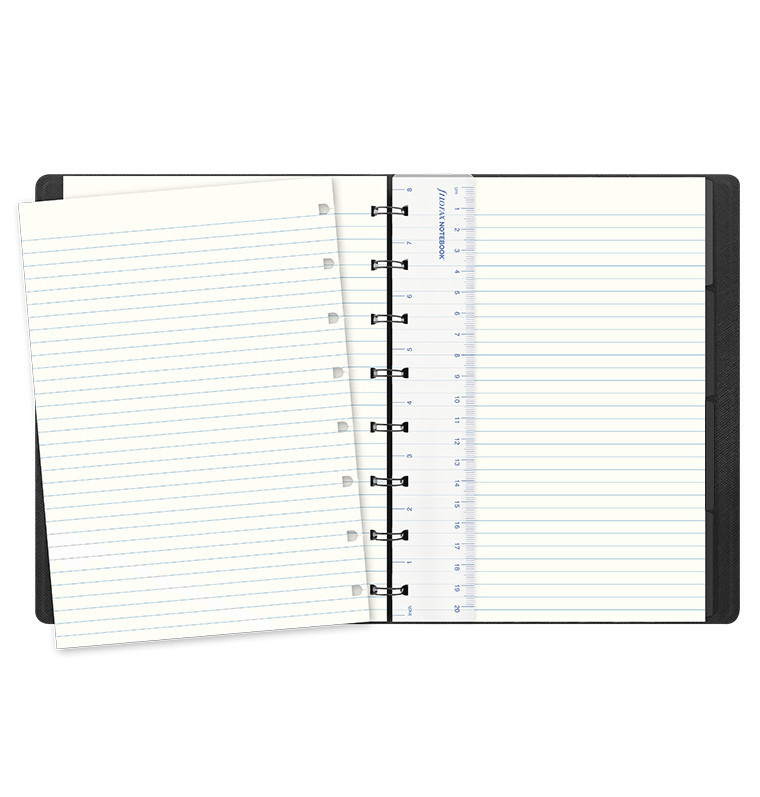 Filofax - A5 Saffiano Notebook - Metallic Silver image