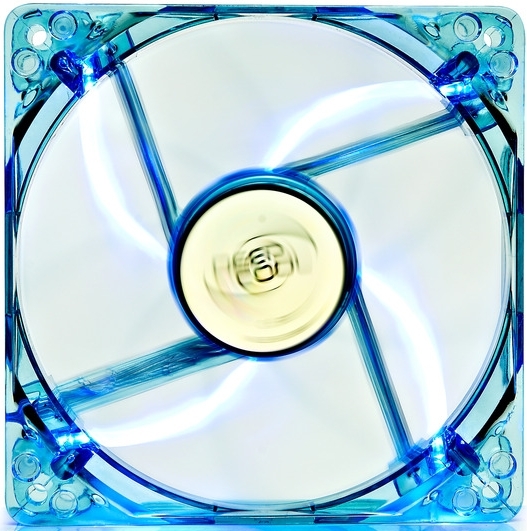 80mm Deepcool Transparent Frame Case Fan - Blue LED