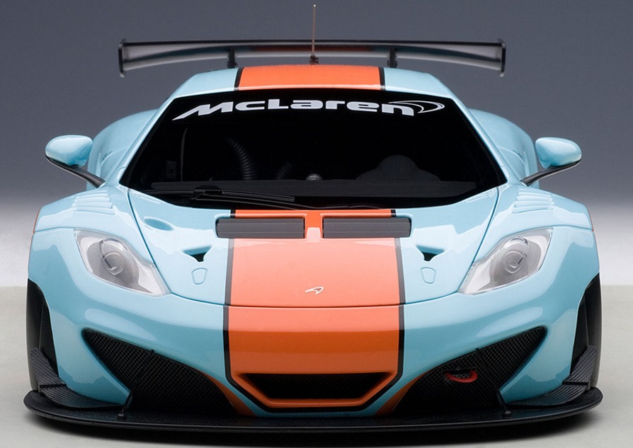 Autoart: 1/18 McLaren 12C GT3 (Blue/Orange) image